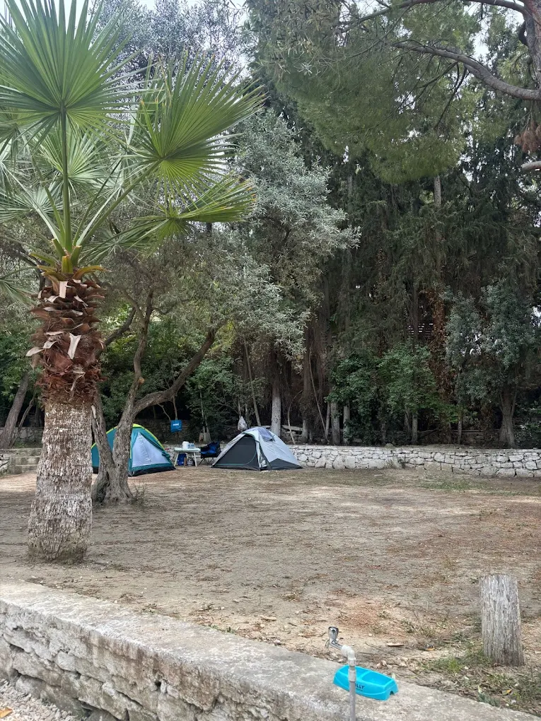 Kuşadası çadır ve karavan kamp alanı genel görünüm